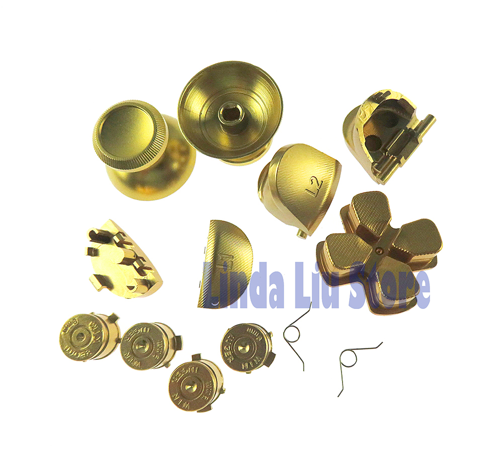 Gaming Console In Tv - 1set Metal Aluminum Button L1 R1